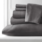 Ensemble de draps ultra-doux 7 pièces pour matelas ajustable Split King