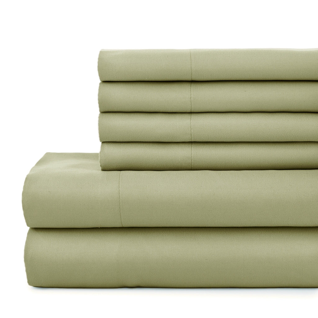 Ensemble de draps ultra-doux 7 pièces pour matelas ajustable Split King