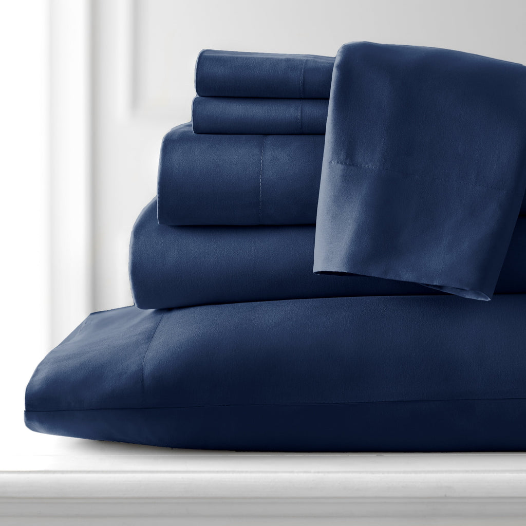 Ensemble de draps ultra-doux 7 pièces pour matelas ajustable Split King