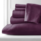 Ensemble de draps ultra-doux 7 pièces pour matelas ajustable Split King