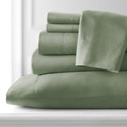 Ensemble de draps ultra-doux 7 pièces pour matelas ajustable Split King