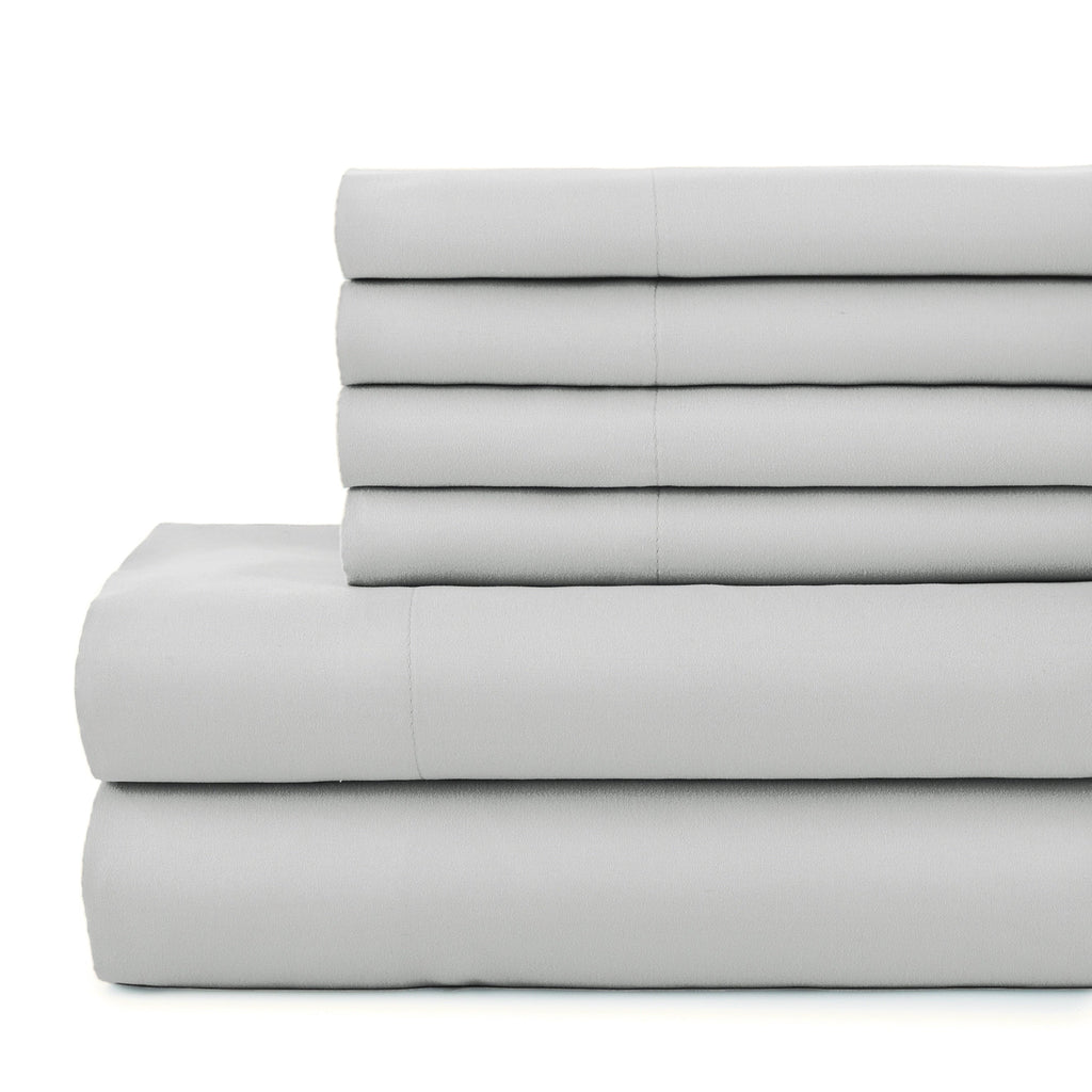 Ensemble de draps ultra-doux 7 pièces pour matelas ajustable Split King