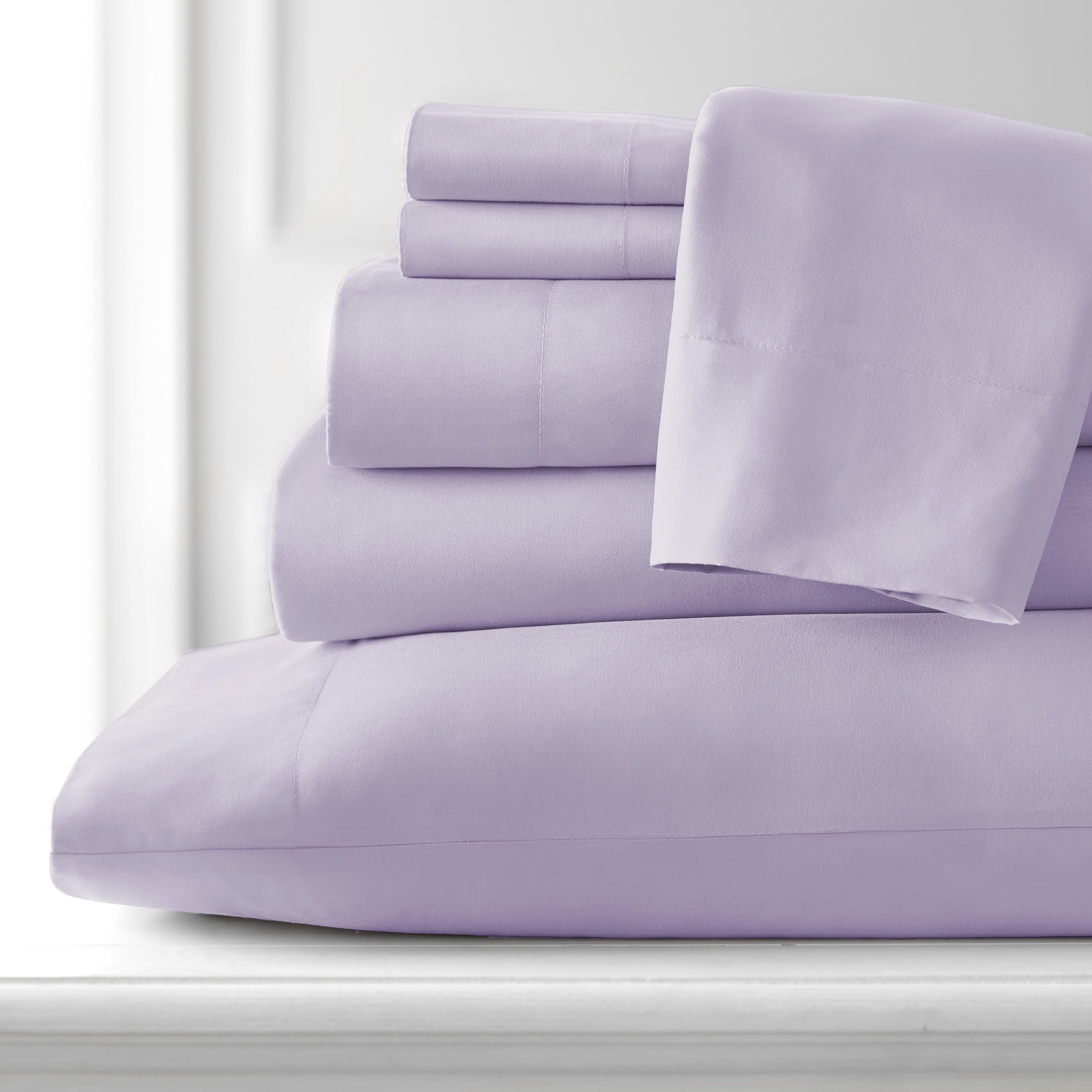 Ensemble de draps ultra-doux 7 pièces pour matelas ajustable Split King