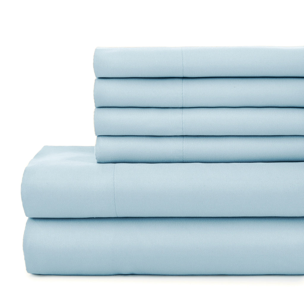 Ensemble de draps ultra-doux 7 pièces pour matelas ajustable Split King