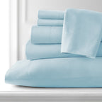 Ensemble de draps ultra-doux 7 pièces pour matelas ajustable Split King