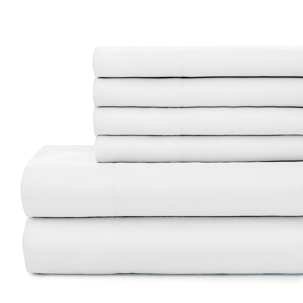 Ensemble de draps ultra-doux 7 pièces pour matelas ajustable Split King