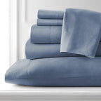 Ensemble de draps ultra-doux 7 pièces pour matelas ajustable Split King