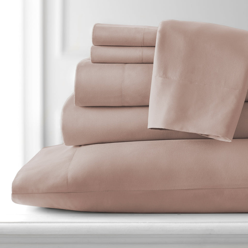 Ensemble de draps ultra-doux 7 pièces pour matelas ajustable Split King