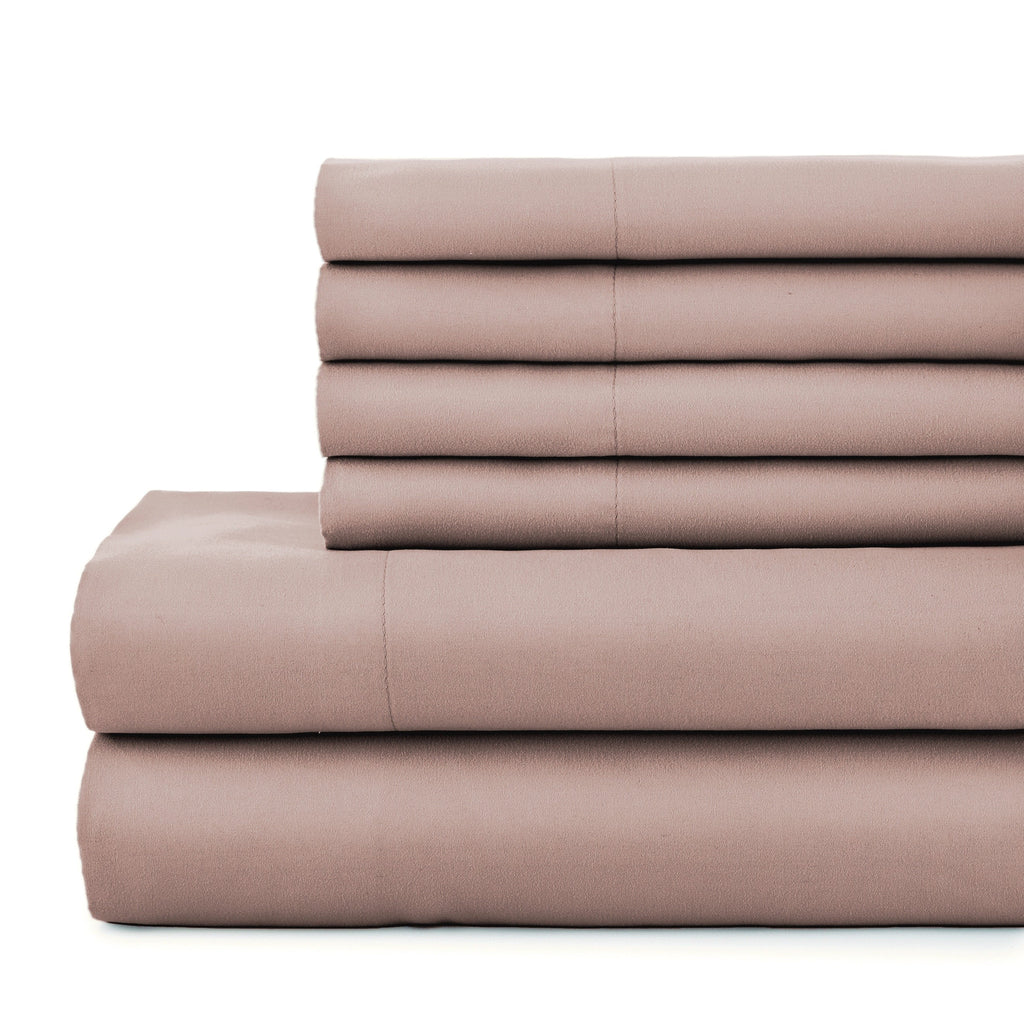 Ensemble de draps ultra-doux 7 pièces pour matelas ajustable Split King