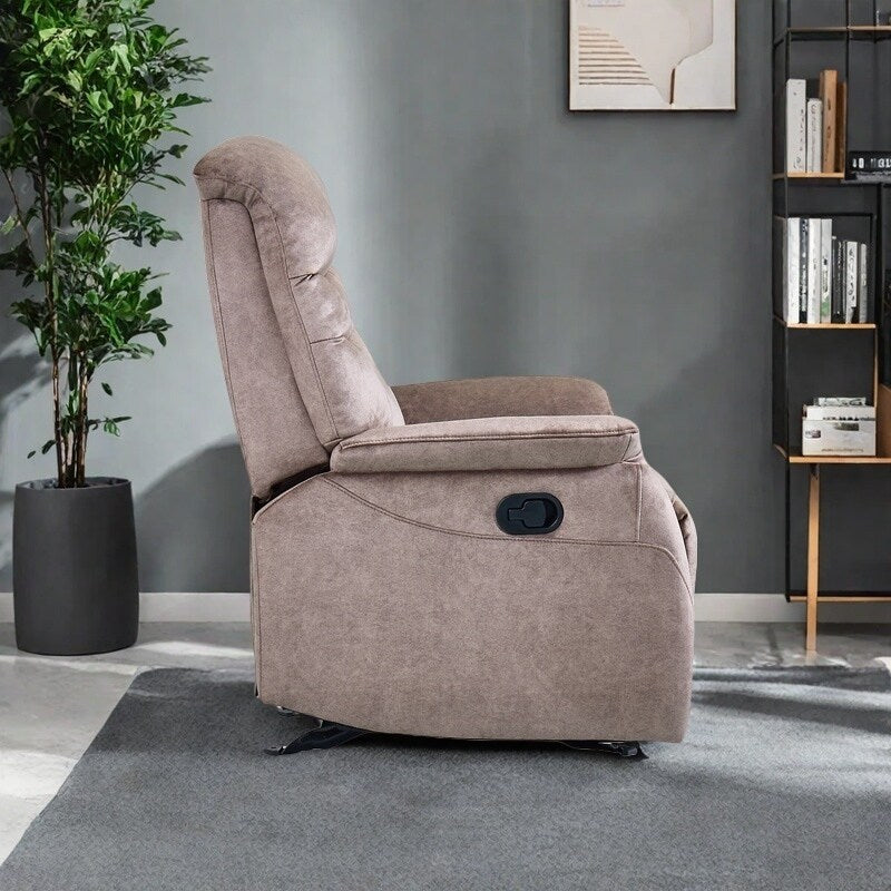 Fauteuil inclinable moderne réglable, canapé inclinable avec support lombaire, canapé confortable avec accoudoirs et dossier