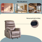 Fauteuil inclinable moderne réglable, canapé inclinable avec support lombaire, canapé confortable avec accoudoirs et dossier