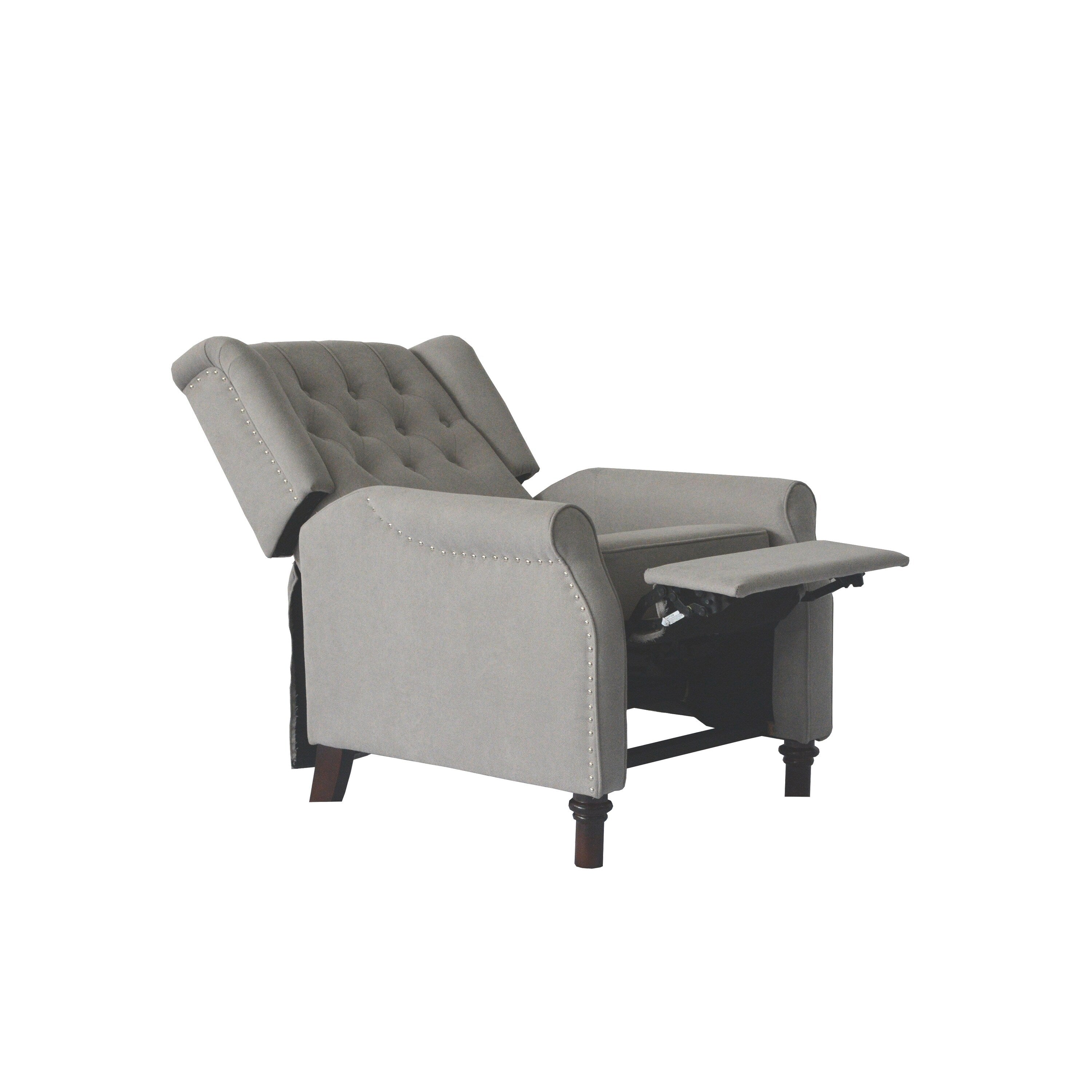Fauteuil inclinable réglable en cuir PU avec coussin moelleux et design ergonomique