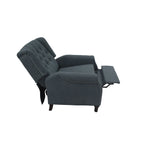 Fauteuil inclinable réglable en cuir PU avec coussin moelleux et design ergonomique