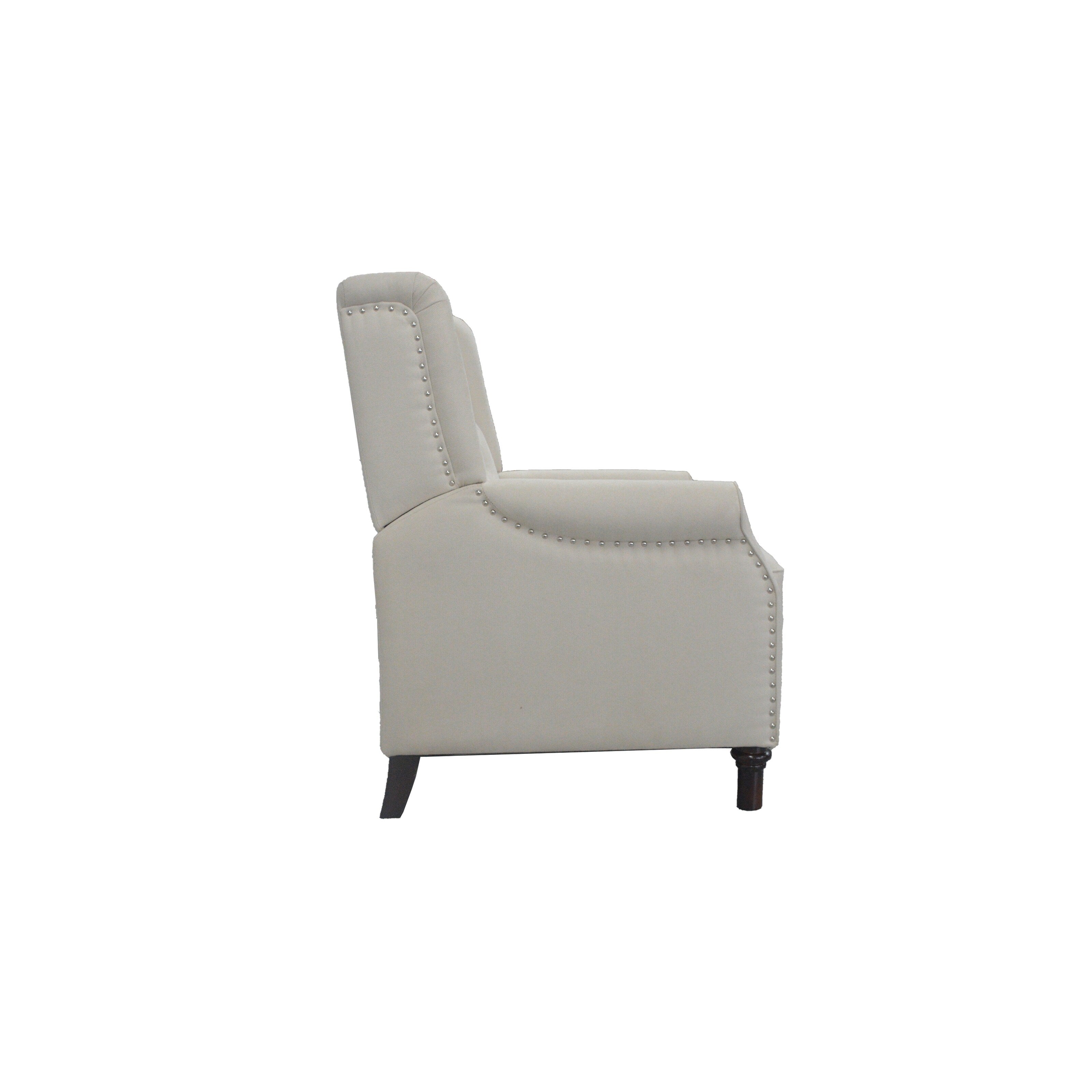 Fauteuil inclinable réglable en cuir PU avec coussin moelleux et design ergonomique