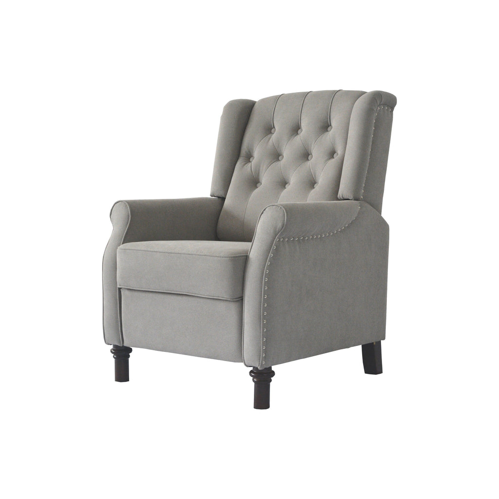 Fauteuil inclinable réglable en cuir PU avec coussin moelleux et design ergonomique