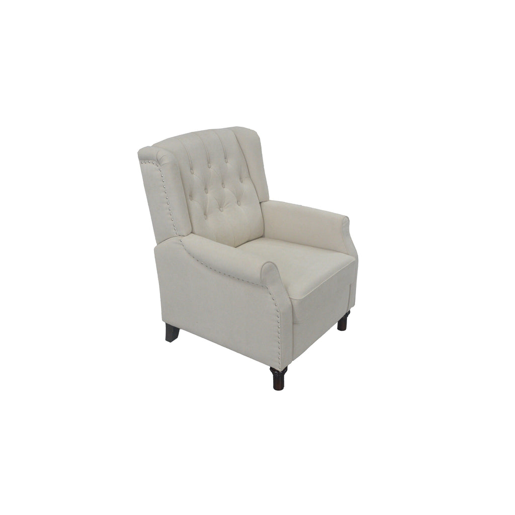 Fauteuil inclinable réglable en cuir PU avec coussin moelleux et design ergonomique