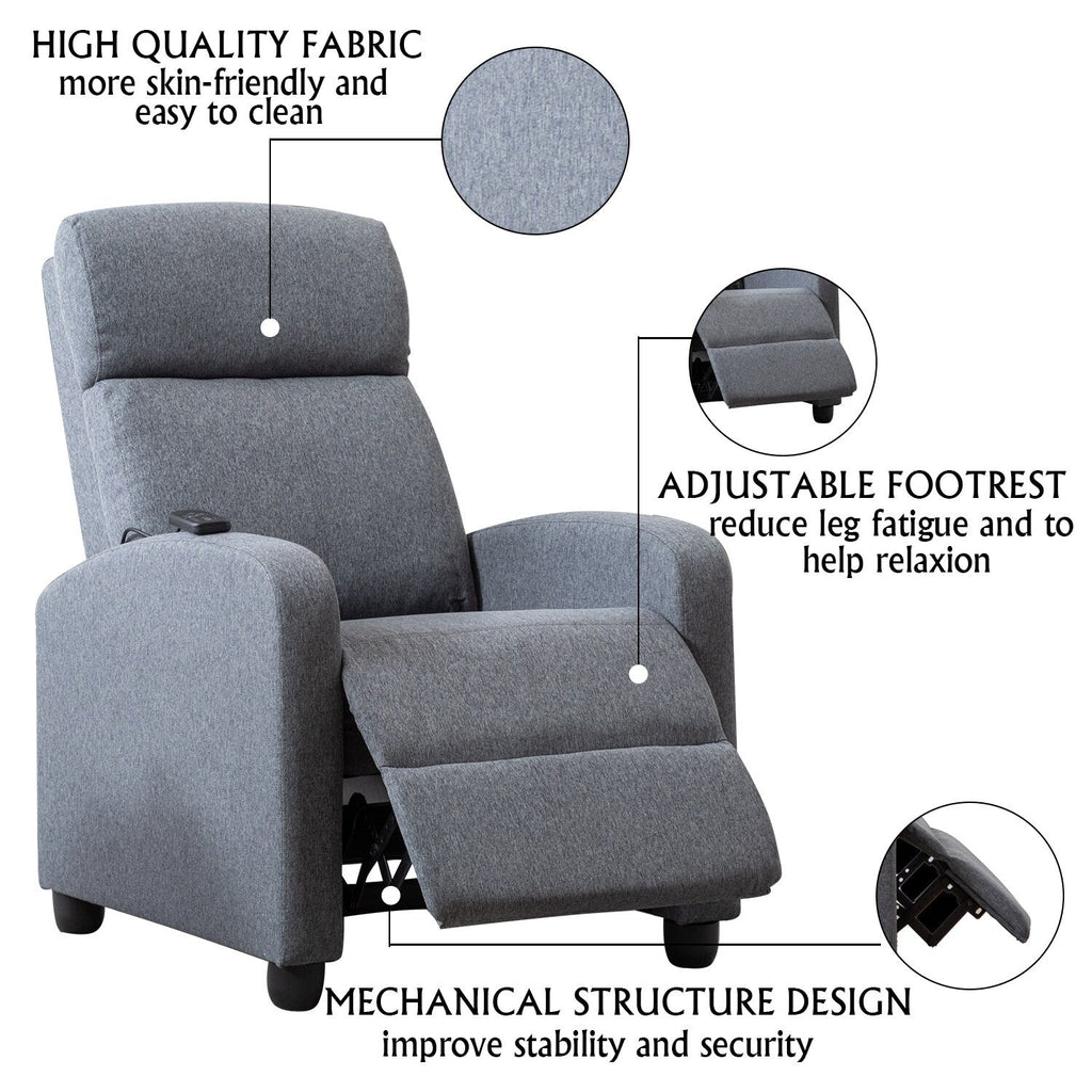 Fauteuils inclinables réglables pour le salon