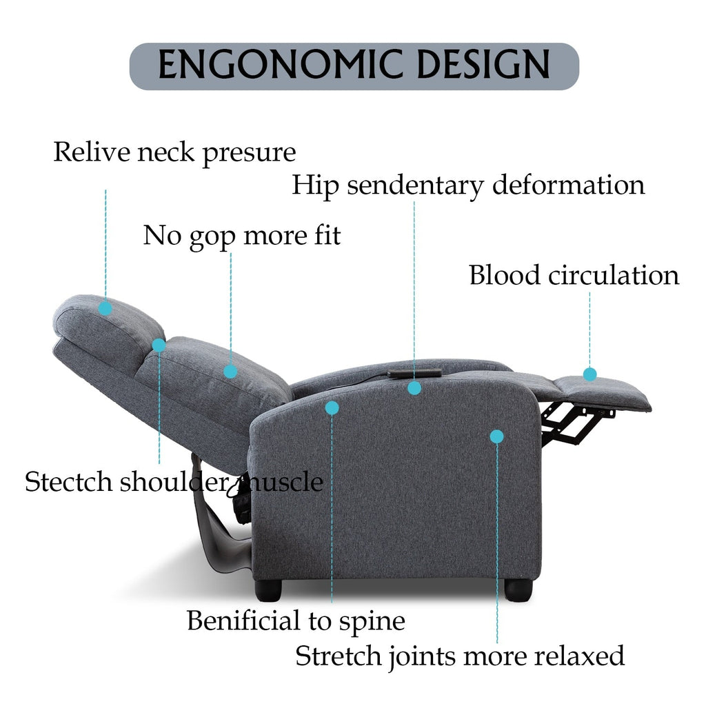 Fauteuils inclinables réglables pour le salon