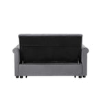 Canapé-lit réglable avec 2 coussins lombaires