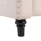 Fauteuil inclinable à dossier réglable, fauteuil clouté, grand canapé rembourré