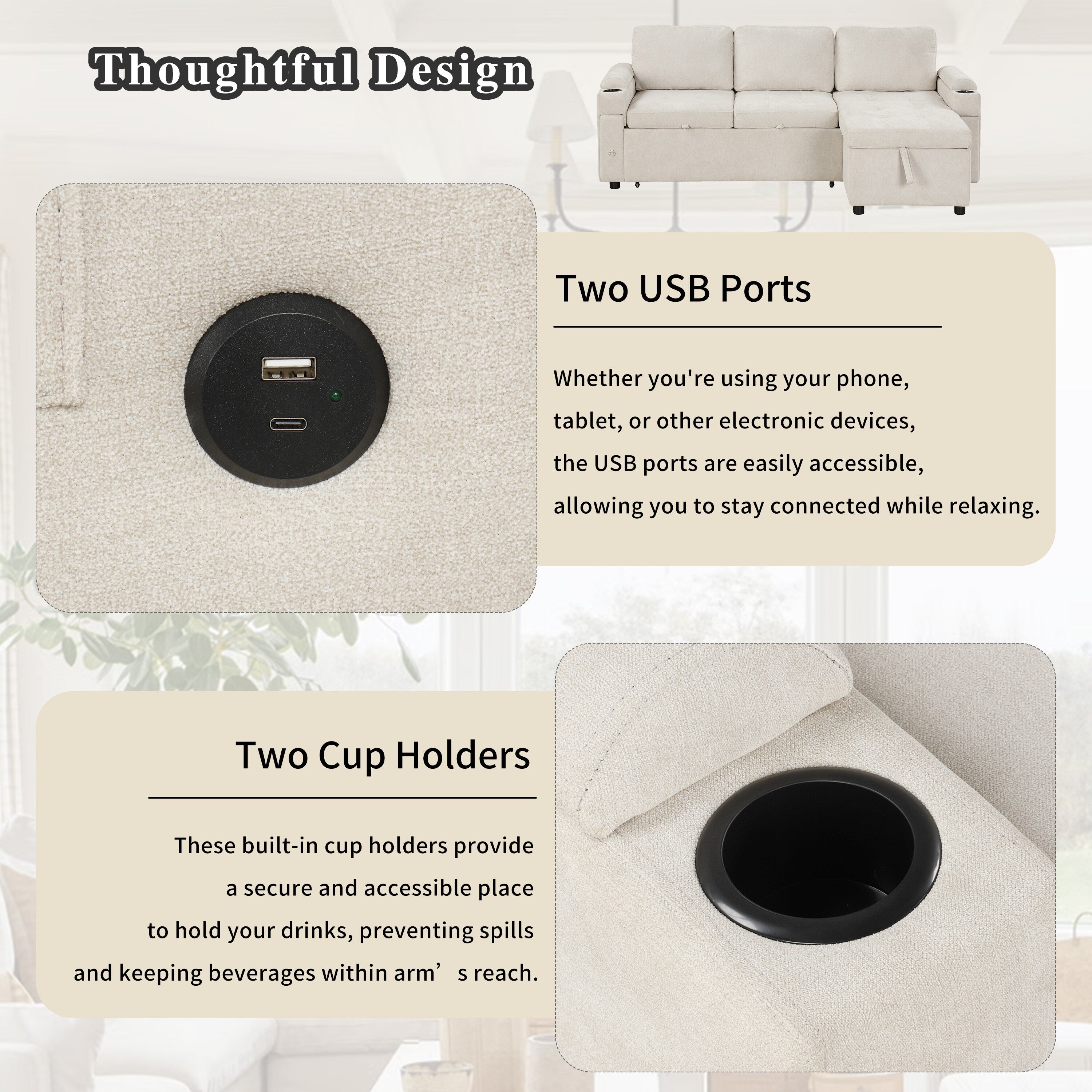 Canapé convertible abordable : un meuble compact pour les petits espaces