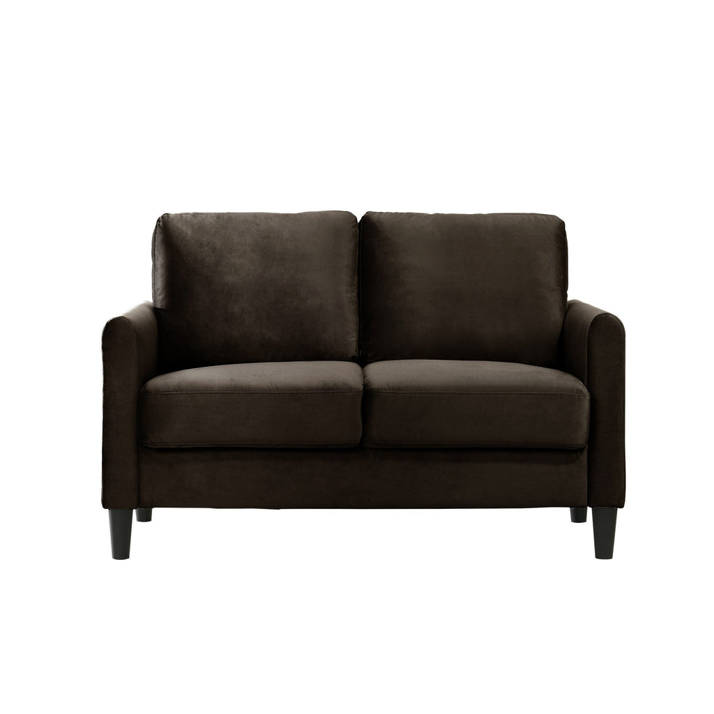 Ensemble de salon avec accoudoirs en velours Clayfell Airell