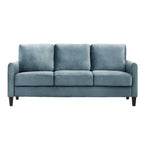 Ensemble de salon avec accoudoirs en velours Clayfell Airell