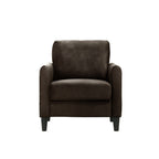 Ensemble de salon avec accoudoirs en velours Clayfell Airell