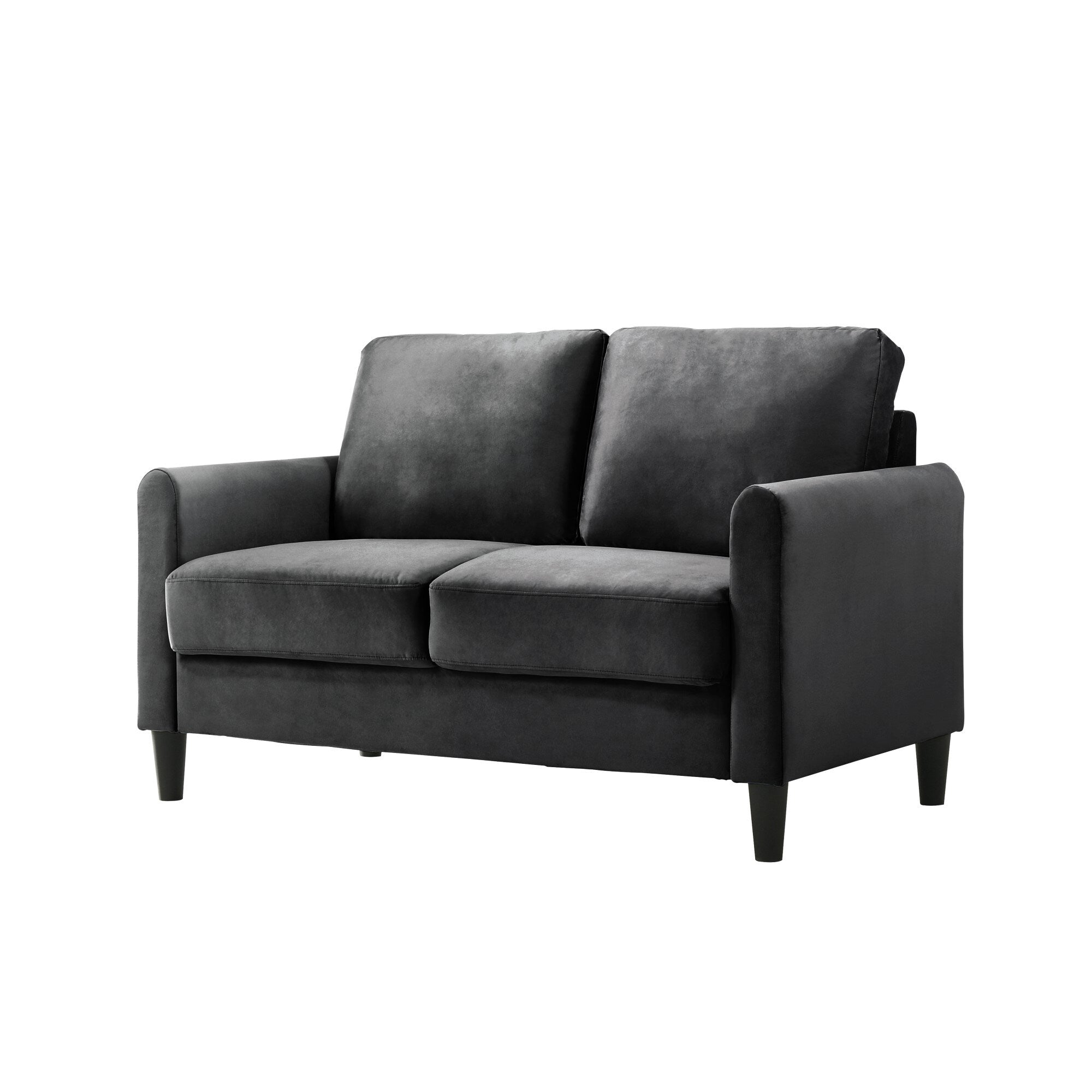 Ensemble de salon avec accoudoirs en velours Clayfell Airell