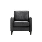 Ensemble de salon avec accoudoirs en velours Clayfell Airell