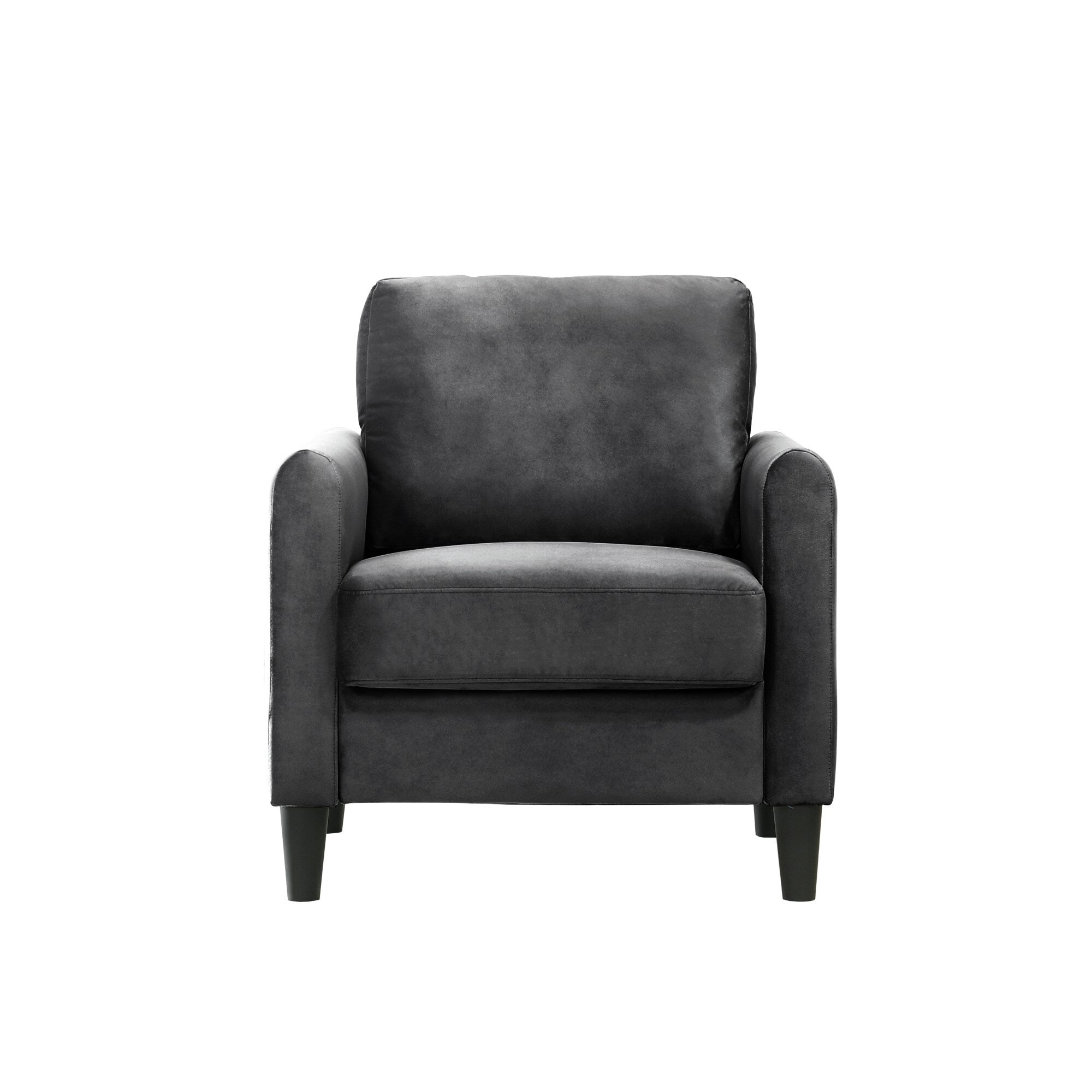 Ensemble de salon avec accoudoirs en velours Clayfell Airell