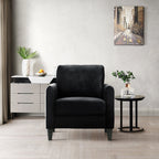 Ensemble de salon avec accoudoirs en velours Clayfell Airell