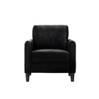 Ensemble de salon avec accoudoirs en velours Clayfell Airell