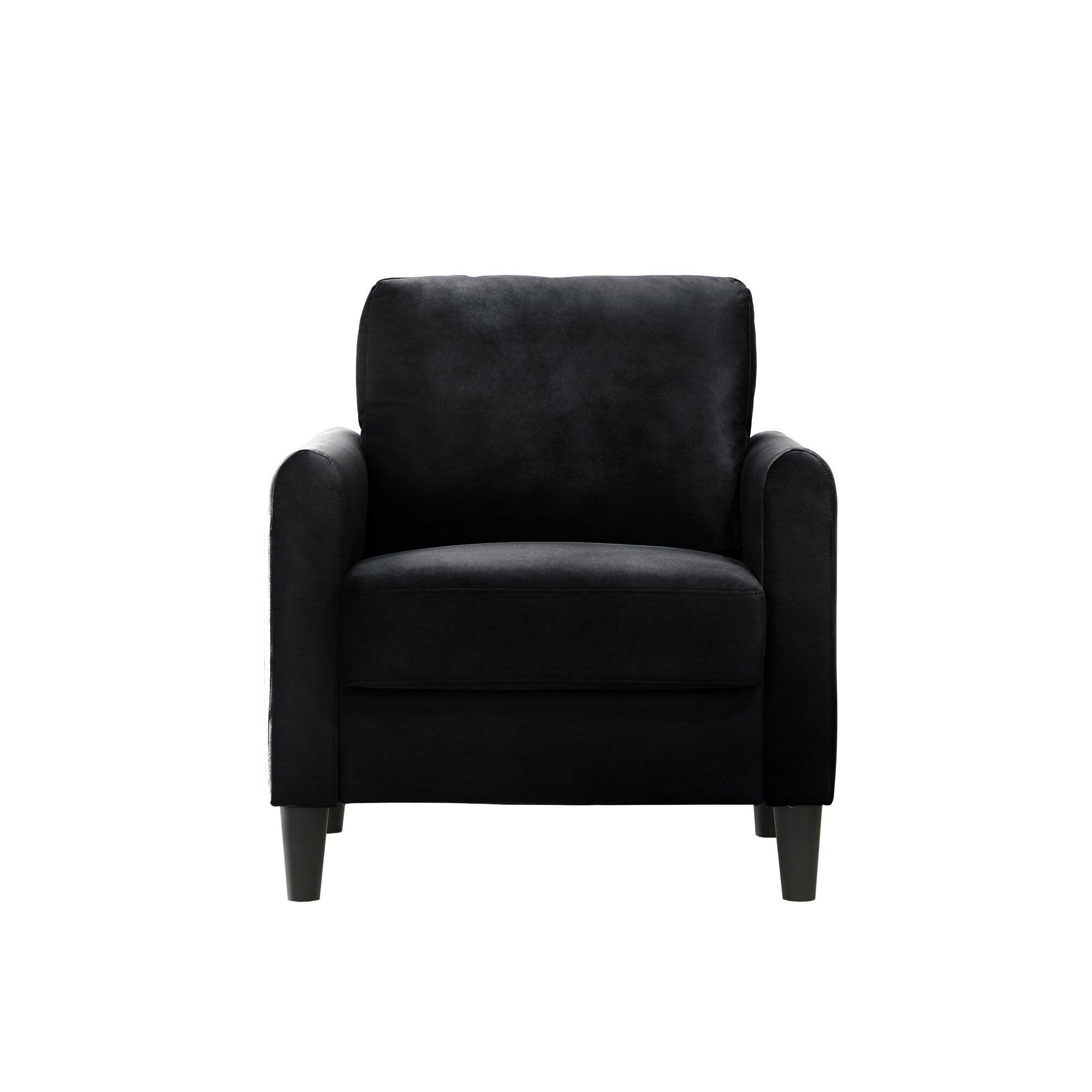 Ensemble de salon avec accoudoirs en velours Clayfell Airell