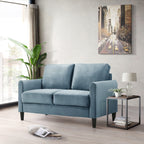 Ensemble de salon avec accoudoirs en velours Clayfell Airell