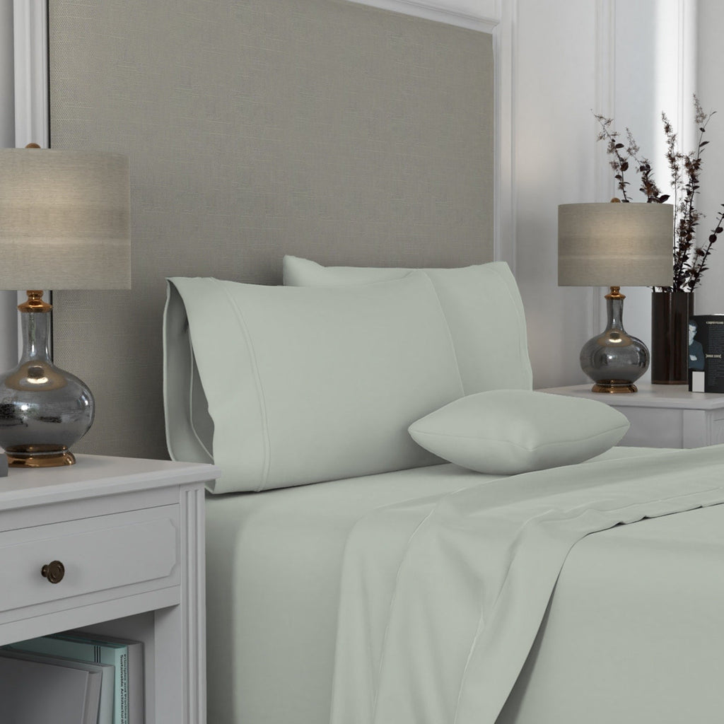 Ensemble de taies d'oreiller en coton égyptien Aireolux 1000TC de qualité supérieure