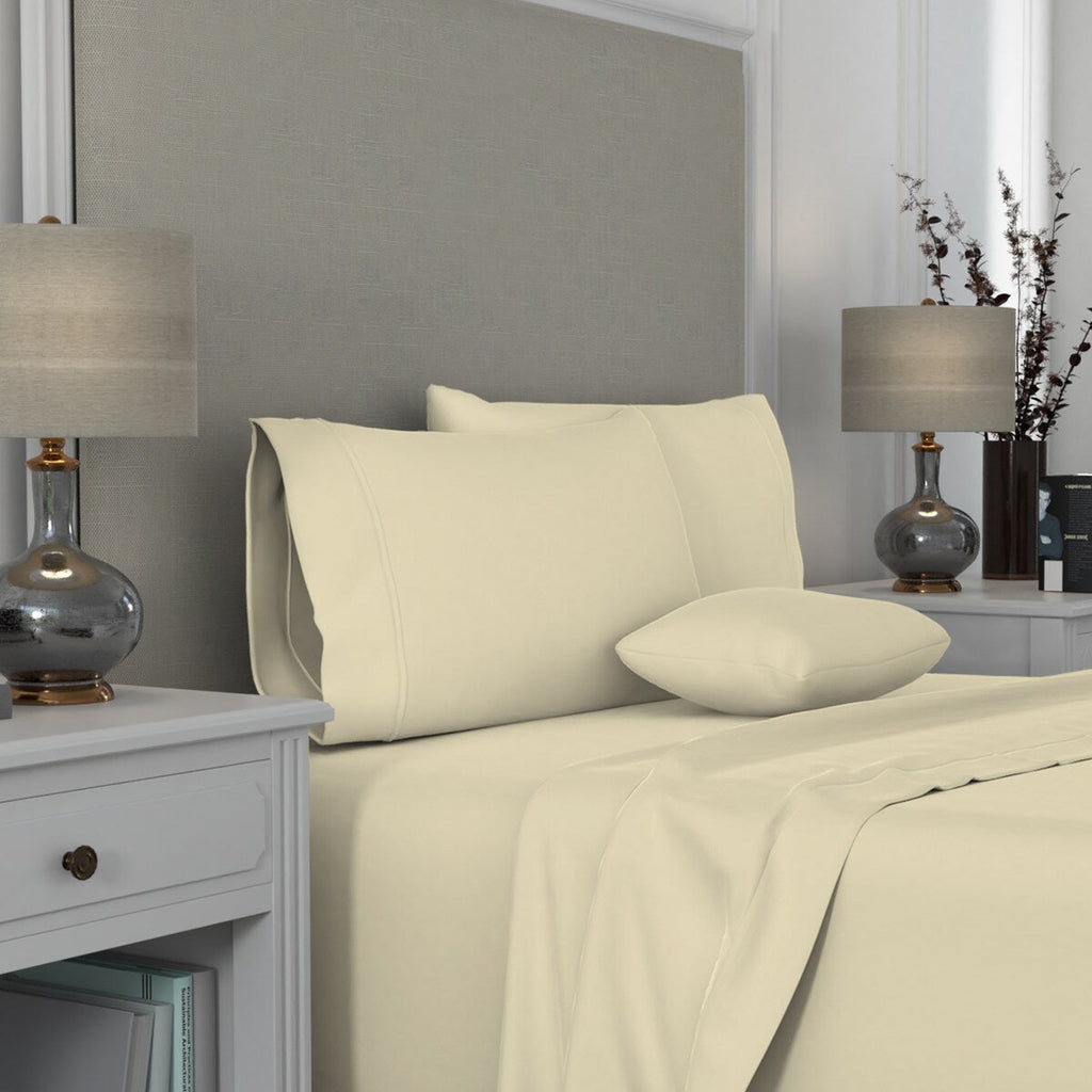 Ensemble de taies d'oreiller en coton égyptien Aireolux 1000TC de qualité supérieure