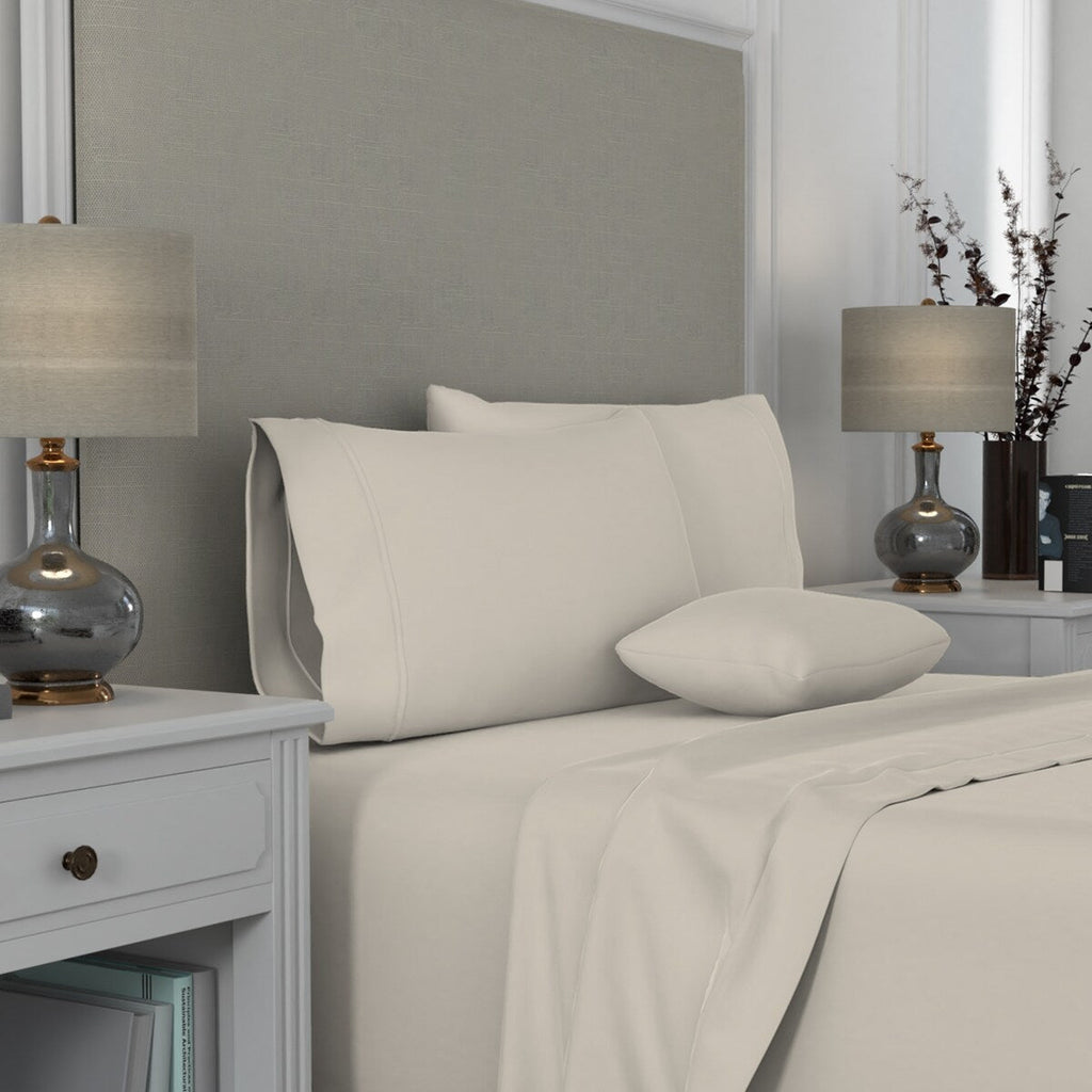 Ensemble de taies d'oreiller en coton égyptien Aireolux 1000TC de qualité supérieure