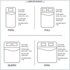 Parure de draps en satin de coton infroissable Aireolux 600 fils