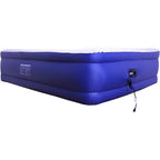 Matelas pneumatique Airtek pleine grandeur à dessus floqué avec surmatelas en mousse à mémoire de forme de 2,5 cm