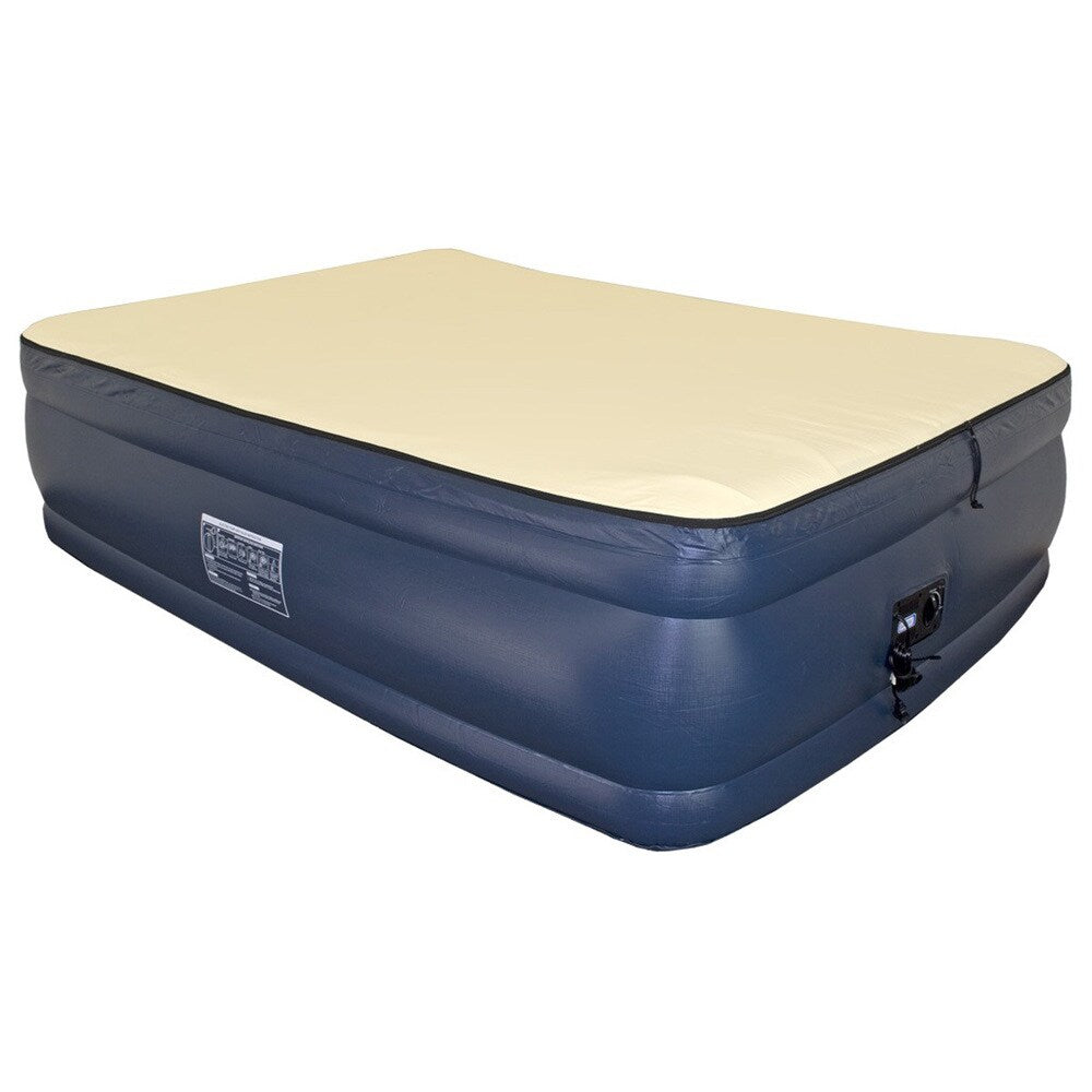Matelas pneumatique Airtek Foundation Series Queen avec surmatelas en mousse à mémoire de forme