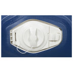 Matelas pneumatique Airtek pleine grandeur avec dessus floqué et surmatelas en mousse à mémoire de forme de 2,5 cm et drap-housse