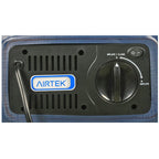 Matelas pneumatique Airtek Queen Size à plateau floqué avec surmatelas en mousse à mémoire de forme de 2,5 cm et housse en drap à jupe