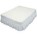 Matelas pneumatique Airtek surélevé en mousse à mémoire de forme de 22 pouces, format Queen, avec housse en drap à jupe