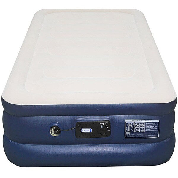 Matelas pneumatique surélevé Airtek double avec pompe intégrée