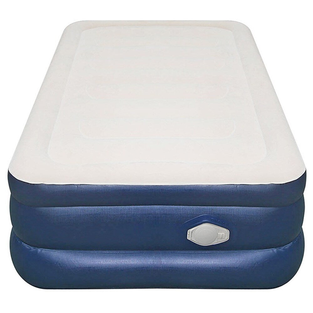 Matelas pneumatique Airtek Twin Flocked Top avec drap-housse