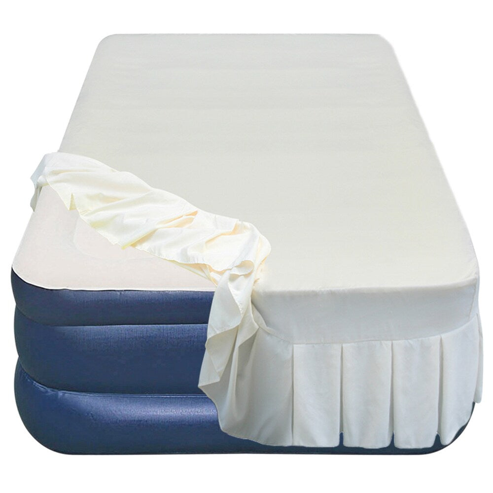 Matelas pneumatique Airtek Twin Flocked Top avec drap-housse