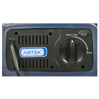 Matelas pneumatique Airtek Twin Flocked Top avec surmatelas en mousse à mémoire de forme