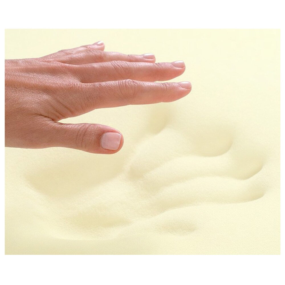 Matelas pneumatique Airtek Twin avec dessus floqué et surmatelas en mousse à mémoire de forme de 2,5 cm et drap