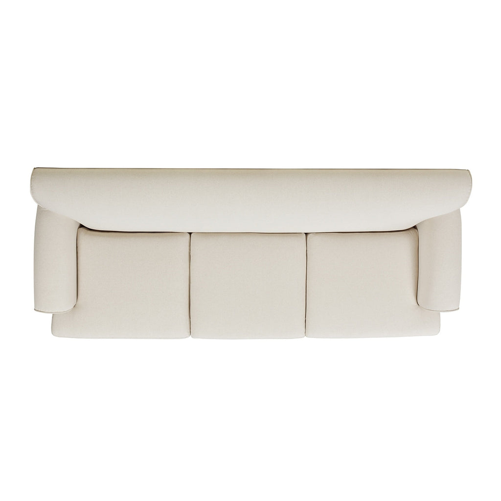 Canapé de salon Alana Lawson de 88 pouces « Canapé à trois coussins avec accoudoirs roulés et dossier serré » Assemblage minimal requis